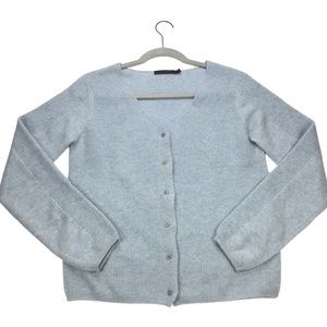 Raffi Cashmere Ribbed knit Cardigan, S